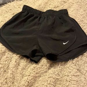 black nike shorts